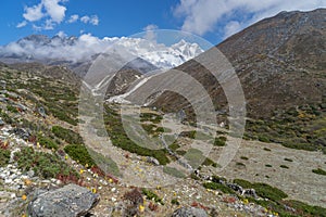 Way to Chukung village