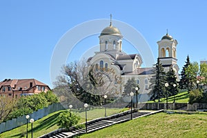 Way to the Church of Elijah the Prophet in Myskhako