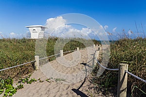 Way to Fort Pierce beach photo