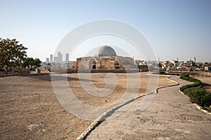 Way to Landmark located in Amman Citadel in Jordan