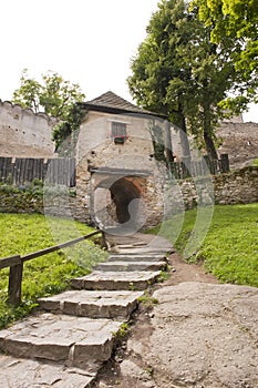 Way to medieval castle