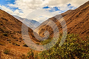 On the way to Nariz de Diablo in Ecuador