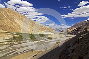 Way To Nubra Valley Ladakh, India photo