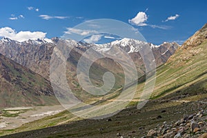 Way to Padum village at Zanskar valley, Leh, Ladakkh, India