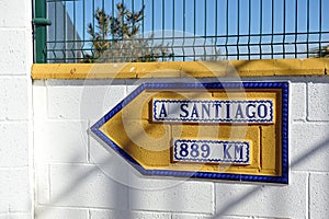 The Way to Santiago, Camino de Santiago, Distance to Santiago de Compostela