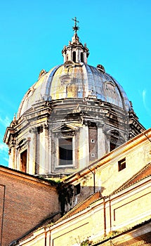 On the way to the Vatican City. Rome Italy