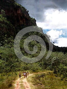 The way to the waterfall photo