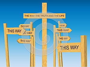 Way, Truth and Life Sign