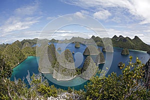 Wayag Panoramic View