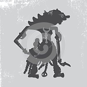 Wayang indonesia puppet