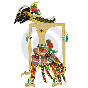 Wayang Puppet Shadow - Abimanyu photo
