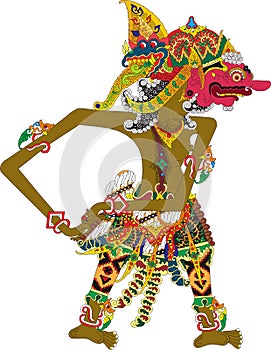 Wayang Puppet Shadow - Dursasana