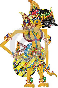 Wayang Puppet Shadow - Duryudhana