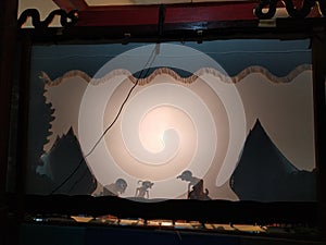 Shadow Puppet Show in Tegalmade, Sukoharjo photo