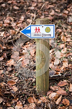 Waymarking on the Camino de Santiago, long