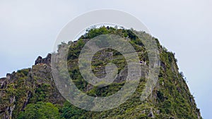 Wayna Picchu, Huayna Picchu, Sacred Mountain of the Incas in Machu Picchu, Cusco Peru