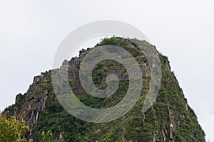 Wayna Picchu, Huayna Picchu, Sacred Mountain of the Incas in Machu Picchu, Cusco Peru