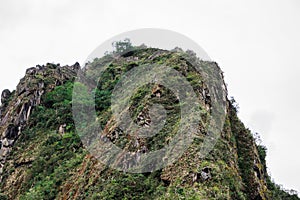 Wayna Picchu, Huayna Picchu, Sacred Mountain of the Incas in Machu Picchu, Cusco Peru