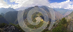 Wayna Picchu panorama view