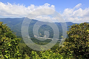 Waynesville, North Carolina, View from the Mountains