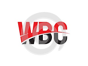 WBC Letter Initial Logo Design Vector Illustration