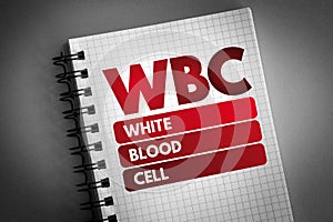 WBC - White Blood Cell acronym