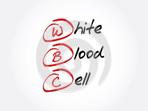 WBC - White Blood Cell acronym