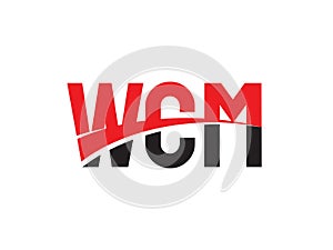 WCM Letter Initial Logo Design Vector Illustration