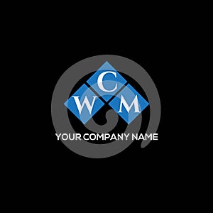 WCM letter logo design on WHITE background. WCM creative initials letter logo concept. WCM letter design
