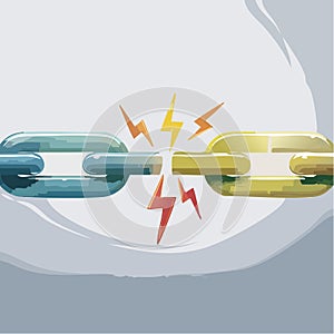 Weak Link Failure A Chain Breaks Apart