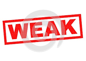 WEAK Rubber Stamp