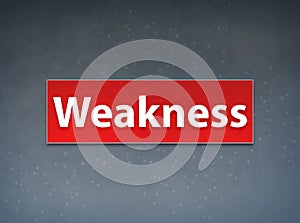 Weakness Red Banner Abstract Background
