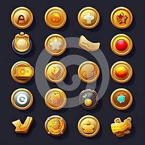 wealth gold coin game ai generated