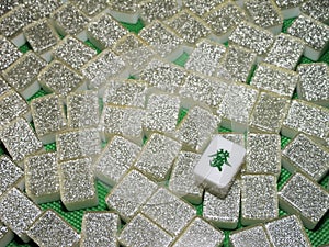 Wealth - Mahjong tiles top down