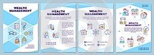 Wealth management brochure template