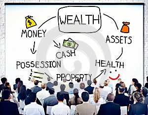 Wealth Money Possession Investment Growth Concept