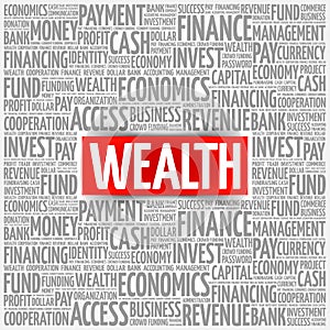 WEALTH word cloud