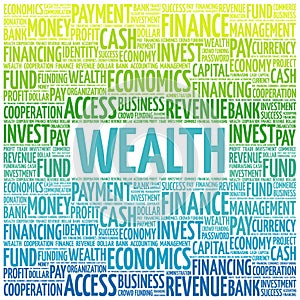 WEALTH word cloud