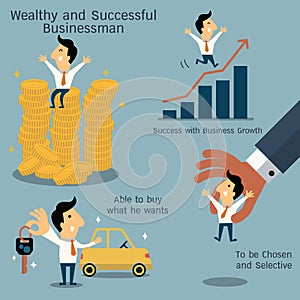Wealthy and successful businessman