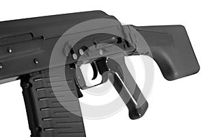 Weapon - Assault rifle. Isolated