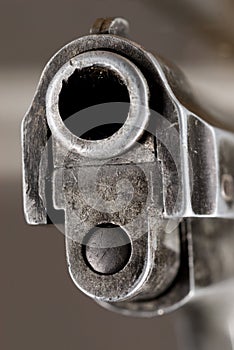 Weapon muzzle photo