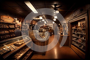 Weapons and Ammunition Gun Shop interior