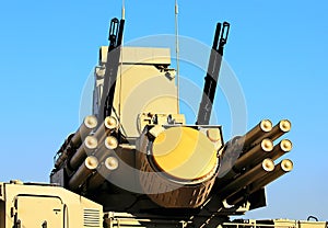 Weapons of anti-aircraft defense system photo