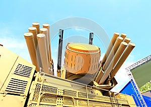 Weapons of anti-aircraft defense system photo