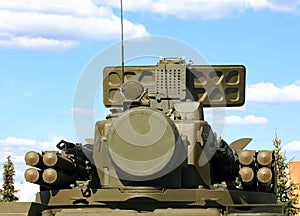 Weapons of anti-aircraft defense Tunguska photo