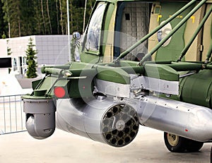 Weapons of modern russian attack helicopter