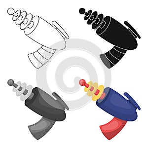 Weapons single icon in cartoon style.Weapons vector symbol stock illustration web.