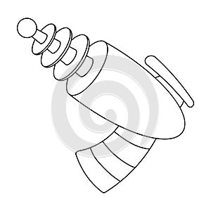 Weapons single icon in outline style.Weapons vector symbol stock illustration web.