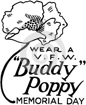 Wear A Buddy Poppy