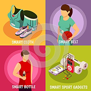 Wearable Sport Devices Isometric